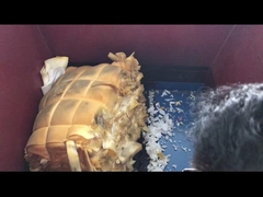 اسپنج خرد کردن رباند ماشین فوم PU بسته بندی کامل بسته بندی فشرده شده در