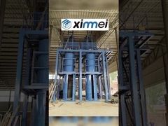 صفحه فشاری بخار فوم سیلندر بازپرداخت شده مخزن قالب گیری سه گانه خط کار فوم