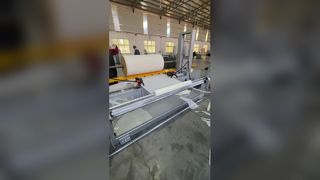 دستگاه لایه برداری فوم CNC TDPA-2300 با ضخامت 1-30 میلی متر 0-130 متر در دقیقه برای رول های فوم استوانه ای PU