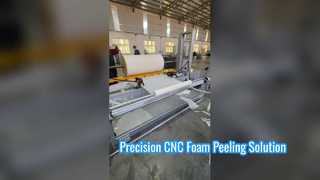 لایه بردار فوم CNC با دقت بالا برای فوم استوانه ای PU
