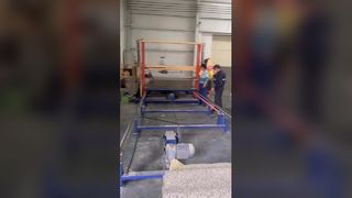 دستگاه تقسیم افقی TDA-1650/2150، برش اسفنجی هارد و ریباند 1 تا 100 میلی متر