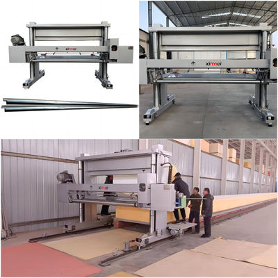 2150mm PE ماشین برش فوم CNC ردیاب 60 متر فوم بلند مرزی منحنی در حال حرکت در مسیر راه آهن کارایی بالا