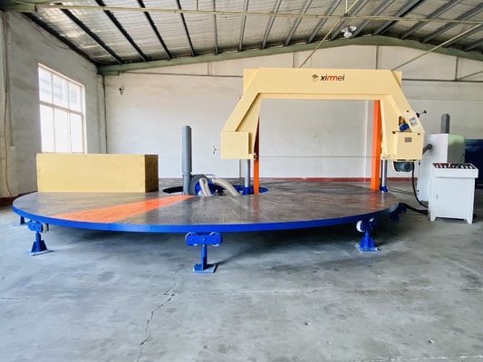 فوم برش اتوماتیک چرخشی PU اسفنجی ریباند ساکشن چرخ فلک افقی