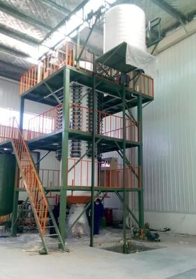 Continuous Vertical PU Foam Production Line for 8~50kg/m³ Density Cylinder Sponge with 3000kg/h Capacity and ⌀1.2-1.5m Foaming Diameter