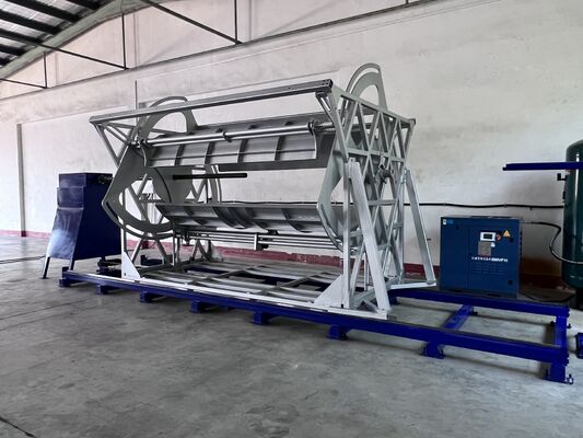 C518 Cylinder Foam Boring Threading Machine 50-80 mm Hole for Peeling Lines